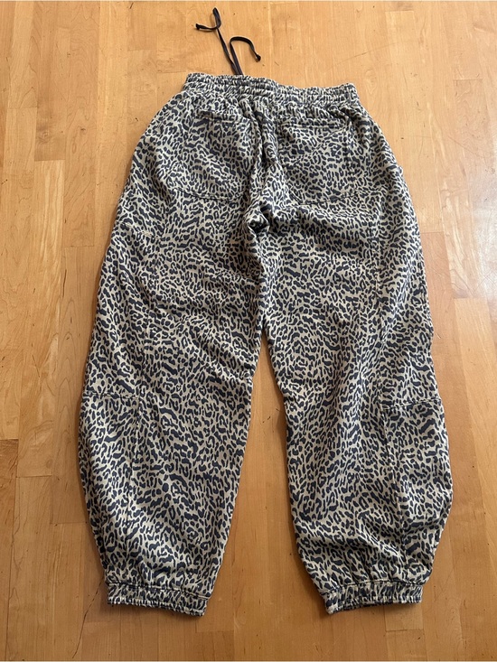 Daily Practice Pants - Daily Practice by Anthropologie Leopard Print Drawstring Jogger Pants. XXS